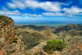 View from the south end of the Flinders Range in South Australia. Royalty Free Stock Photo