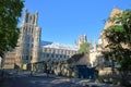 View of the South part of the Cathedral from The Gallery Street in Ely, Cambridgeshire, Norfolk, UK