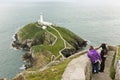 A View of South Stack Lighthouse, Wales Royalty Free Stock Photo