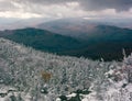 View south from the summit of Caribou Mountain, Caribou-Speckled Mountain Wilderness, White Mountain National Forest, Maine