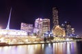 View of Southbank area in Melbourne, Australia