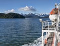 View from a Southeast Alaskan Ferry Royalty Free Stock Photo