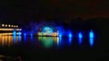 A show of singing fountains on the Southern Bug River in Vinnitsa.