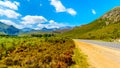 View from the southern end of the Franschhoek Pass, beside the Theewaterkloofdam, looking toward Wemmershoek and Franschhoek Mnts