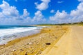 View of southern part of the beach of Jaffa