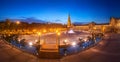 View of Spain Square on sunset, Seville Royalty Free Stock Photo