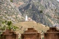 View of the Spanish Mosque in Chefchaouen, seen from the Kasbah Royalty Free Stock Photo