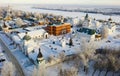 View of Spaso-Preobrazhensky monastery winter in Murom.