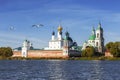 View of the Spaso-Yakovlevsky Dimitriev monastery from the lake Nero. Rostov The Great