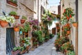 A view of Spello in Umbria, Famous for narrow lanes and balconie