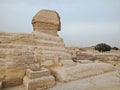 The view of Sphinks at Giza, Egypt Royalty Free Stock Photo