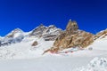 View of Sphinx Observatory on Jungfraujoch, one of the highest observatories in the world located at the Jungfrau railway station