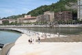 Bilbao, view of the spider sculpture `Maman` by artist Bourgeois.