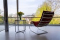 View of Spilberk Castle from the Villa Tugendhat garden by architect Ludwig Mies van der Rohe, Brno, Czechia