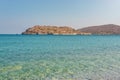 View of Spinalonga Island on Crete, Greece Royalty Free Stock Photo