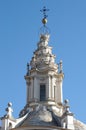 spiral dome of San Ivo alla Sapienza in Rome Italy