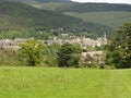 View over Peebles in the Scottish Borders