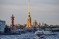 View of the Spit of Vasilievsky Island and the Peter and Paul Fortress