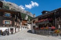 View of Splugen, a picturesque alpine village in Canton Grisons