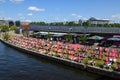 View at Sprea river of Berlin on Germany Royalty Free Stock Photo