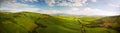 View of a spring day in the Italian rural landscape.