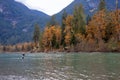 The view of the Squamish River in British-Columbia, Canada Royalty Free Stock Photo