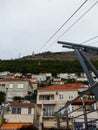 View on Srd mountain in Dubrovnik in Croatia Royalty Free Stock Photo