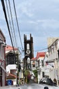 View of the St. Andrew\'s Presbyterian Church and other buildings on the Grand Etang Road, St. George\'s, Grenada