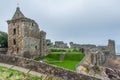 View of St. Andrews Castle main building and grounds