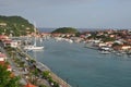 View of St.Barth harbour (French West Indies)