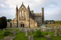 View of St Canices cathedral in Kilkenny in Ireland Royalty Free Stock Photo