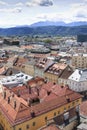 View from St Egyd Church over Klagenfurt Royalty Free Stock Photo