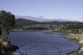 View at St Helens on the northeast coast of Tasmania, on Georges Bay Royalty Free Stock Photo
