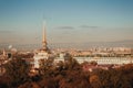 St. Petersburg, Russia, 25, October, 2017: View from St. Isaac`s Cathedral to St. Petersburg