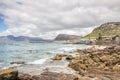 View from St James beach over Kalk Bay harbour in |False Bay, Cape Town South Africa Royalty Free Stock Photo