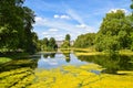 St James`s Park lake and Buckingham Palace, London Royalty Free Stock Photo