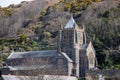 BARMOUTH, GWYNEDD UK - APRIL 09 : View of St Johns Church in Barmouth, Gwynedd on April 09, 2023