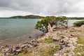 View of the St. Joris Bay in Curacao Royalty Free Stock Photo