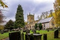 St Lawrence`s church, Eyam, Peak District, England Royalty Free Stock Photo