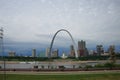 St. Louis Skyline - Gateway Arch Royalty Free Stock Photo