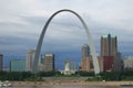 St. Louis Skyline - Gateway Arch Royalty Free Stock Photo