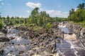 View of the St. Louis River in Jay Cooke State Park in Minnesota