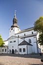 View of St Mary Cathedral Dome Church on Toompea Hill in old Tallinn, Estonia Royalty Free Stock Photo