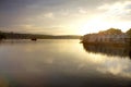 View from St Marys Boat Club in Halifax on Armdale Royalty Free Stock Photo