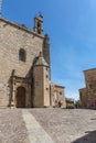 View at the St Matthew church, Iglesia de San Mateo, on Plaza de San Mateo, St Matthew square, Torre De Las CigÃÂ¼eÃÂ±as, Storks