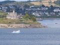 View of St Mawes Castle on the Roseland Peninsula near Falmouth Royalty Free Stock Photo