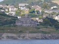 View of St Mawes Castle on the Roseland Peninsula near Falmouth Royalty Free Stock Photo