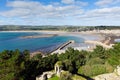 View from St Michaels Mount Cornwall England Royalty Free Stock Photo