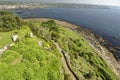 View from St Michaels Mount Cornwall England Royalty Free Stock Photo