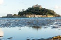 view of St Michaels mountain near Marazion, Cornwall Royalty Free Stock Photo